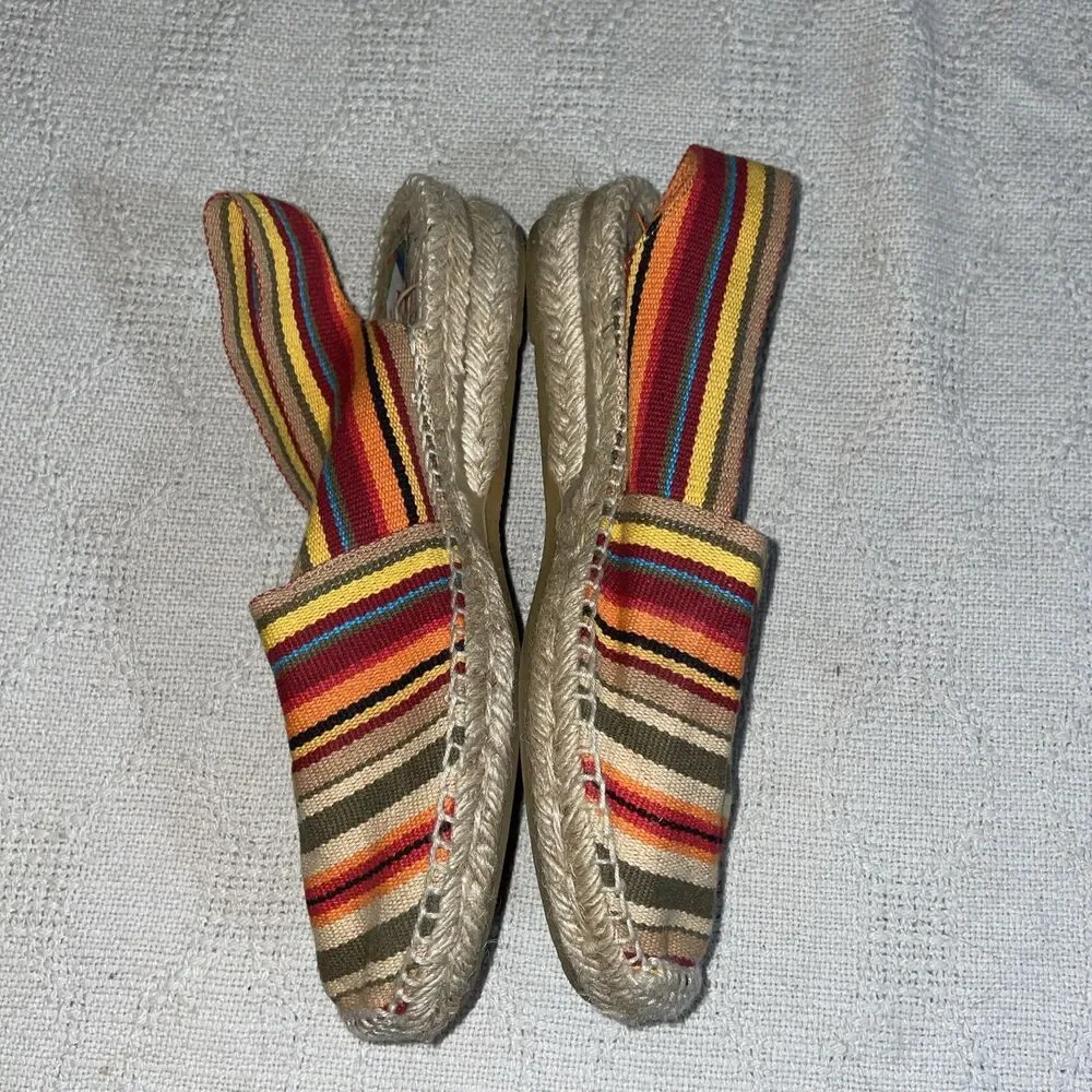 Aspargatus Women’s Casual Espadrilles Size 37 U.S. 6 M Multicolor Canvas Beach